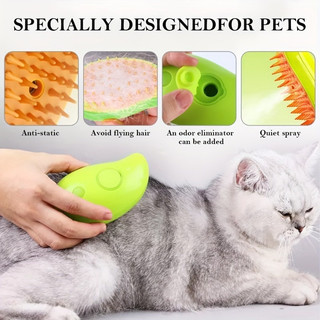 Bàn chải phun sương lấy lông rụng cho chó mèo