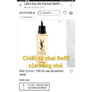 (Chiết 10ml) Nước hoa Y.S.L Libre EDP thơm lâu mùi hương quyến rũ