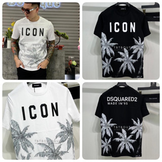 Hot trendÁo Thun DSQ Nam Hoạ Tiết Hình Cây Dừa IN 5D Hai Mặt, Áo Phông Dsq2 Nam Nữ Boy Phố Hot Hè 2024 Umistore