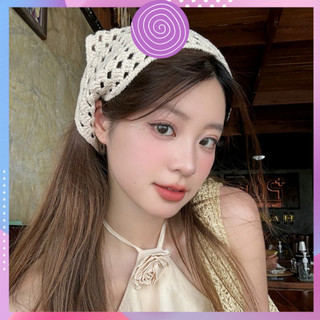 Băng đô len, khăn trùm đầu caro trơn