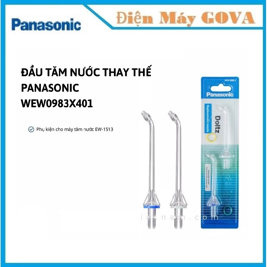 Đầu Xịt Thay Thế Máy Tăm Nước Vệ Sinh Răng Miệng Panasonic WEW0983X401 - Bảo Hành Chính Hãng 12Tháng