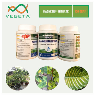 [ Siêu Chất Lượng - Nhập Khẩu 100% ] MAGIE NITRAT 100Gr BIẾN VÀNG THÀNH XANH - Phân Bón Cuốc Vàng- TĂNG CHẤT DIỆP LỤC