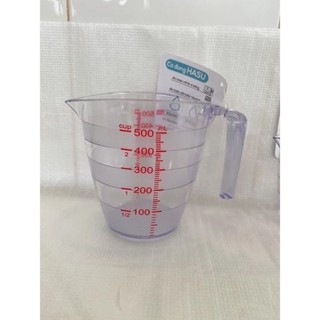 Ca đong nhựa hasu in nổi vạch đỏ