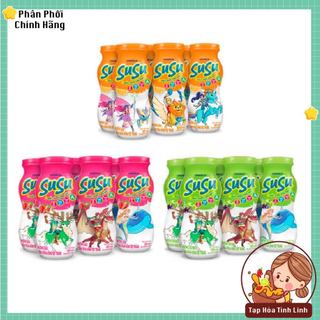 Sữa chua uống vinamilk susu hương dâu/cam - lốc 6 chai x 80ml