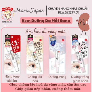 Kem Dưỡng Da Vùng Mắt Sana, Meishoku Nhau Thai Dưỡng Trắng, Đậu Nành Nhật Bản