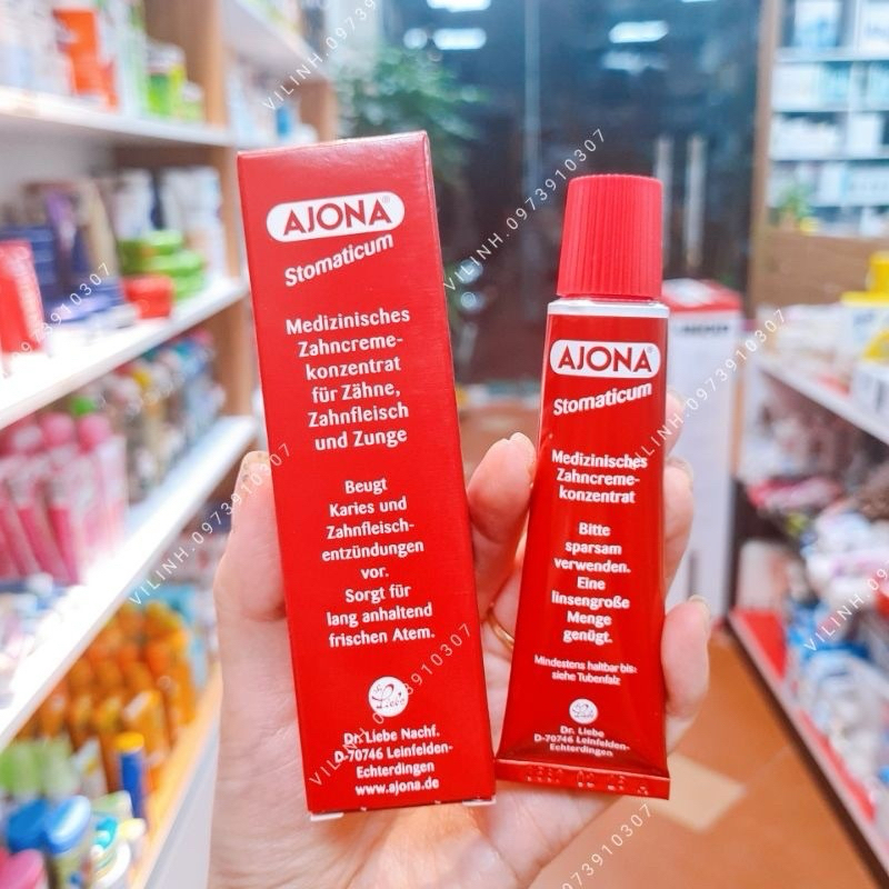 Kem Đánh Răng Y Tế Ajona, 25 ml (hàng Đức đủ Bill)