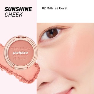 Phấn Má Hồng PERIPERA PURE BLUSHED SUNSHINE CHEEK