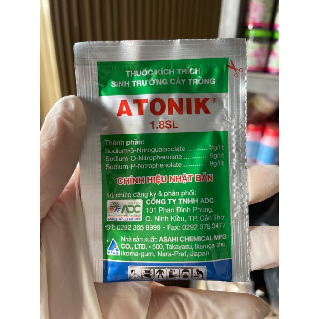 Phân Bón Lá ATONIK gói 10ml, Thuốc kích thích tăng trưởng, atonik kích thích nảy mầm