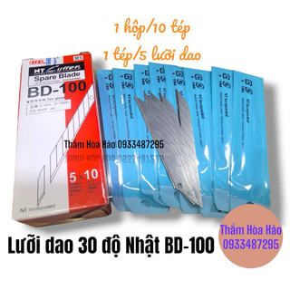 Lưỡi dao xéo 30 độ bd-100 nhật bản siêu bén 9mm