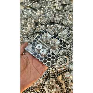 Gù tay lái inox 304 mẫu thái Salaya tặng 2 cục nhôm đóng gù