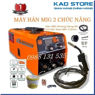 Máy hàn mig 2 chức năng kadusun mig 200| hàn mig, que arc | kèm bộ quà giá 250k