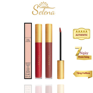 Son kem lì Gucci Rouge Liquid Matte chính hãng fullbox cao cấp son lì lâu trôi mềm mịn không khô môi SELENA STORE