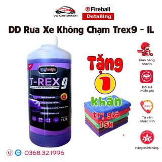Dung dịch rửa xe không chạm - nước rửa xe ô tô - xe máy Ekokemika T-rex9 1L
