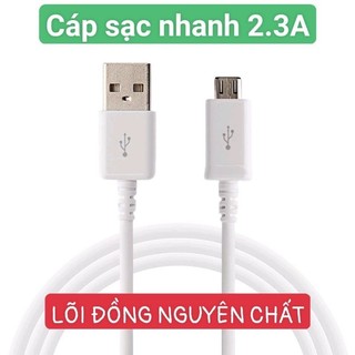 Cáp sạc micro usb lõi đồng loại tốt sạc nhanh, độ dài 0.5m 1m