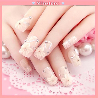 Móng Tay Giả 24 Móng Đính Đá Siêu Đẹp Siêu Sang Chảnh