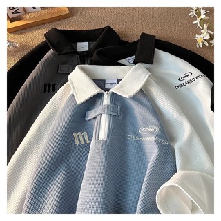 Áo Polo Nam Nữ CHÍEAREO FCEP APT Unisex Áo Polo From Rộng Phối Màu Chất Liệu Dệt Tổ Ong