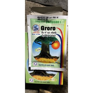 Phân bón NPK sinh học Chitosan Groro gói 10ml