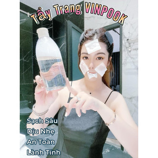   HOT  Tẩy trang ko cồn Cana Pearl  mẫu mới Vinpook  500ml 