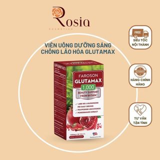 Viên uống giảm nám trắng da chống nắng Glutamax 1000 hộp 30 viên