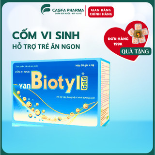 Cốm vi sinh van biotyl cân bằng hệ vi sinh đường ruột - hộp 30 gói