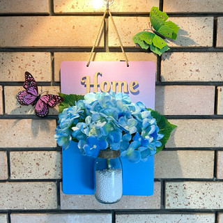 Bảng gỗ cắm hoa Cẩm Tú Cầu Bông To siêu đẹp decor trang trí gia đình nhà cửa