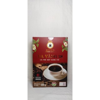 Cà phê rang thủ công bằng củi ( không bỏ hương cà phê & đậu ) số 1 - 2 hộp 500g -  DA VÀNG 28