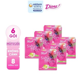 Combo 6 gói diana băng vệ sinh diana siêu thấm siêu mỏng