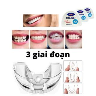 Bộ niềng răng, Hàm trainer silicon trong suốt tại nhà cho người lớn A1,A2,A3