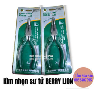 Kềm nhọn Berrylion 6 inch có lò xo chính hãng