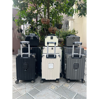 COMBO VALI + CỐP MINI ( VALI CÓ KHAY ĐỂ LY NƯỚC ) SIZE 20/24 JIRM TRAVEL