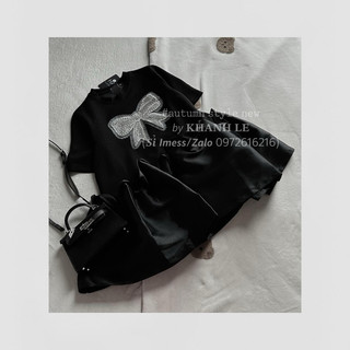 Váy nơ umi phối chân xoè m24