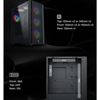 Vỏ Case XIGMATEK GAMING X II 3F (OPTION FAN)