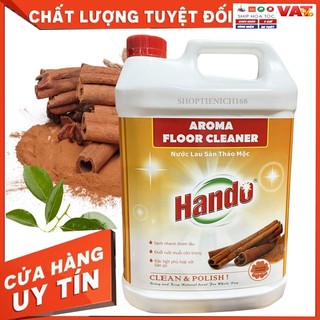   NHÀ THƠM-SÀN SẠCH,DIỆT KHUẢN  Nước Thơm lau sàn Diệt khuẩn HANDO 5L Hương quế 