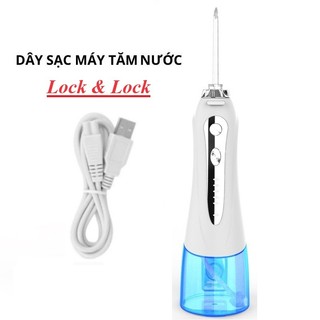 Dây cáp sạc cho máy tăm nước Lock&Lock (loại sạcusb 2 chấu kim loại)