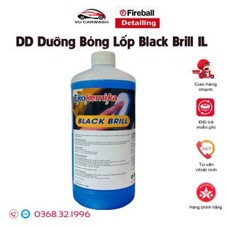 Dung dịch dưỡng và làm bóng lốp ekokemika black brill -1l