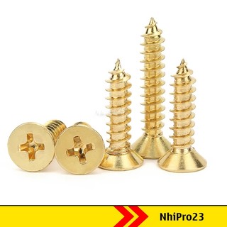Gói 20 - vít m2 10mm vàng nhọn cao cấp