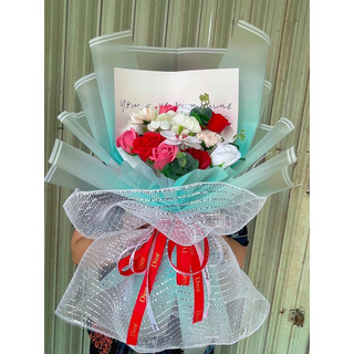 [Quà tặng] Hoa sáp thơm 15 bông mix hoa cao cấp lưu hương cực lâu - Món quà ý nghĩa cho người thân và bạn bè
