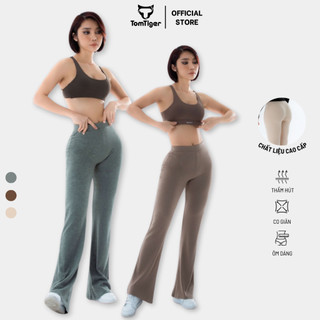 Quần dài tập gym yoga nữ ống loe sey tomtiger