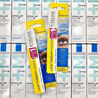 Serum Dưỡng dài mi Eveline 8 in 1 Total Action Lash Therapy professional Nga