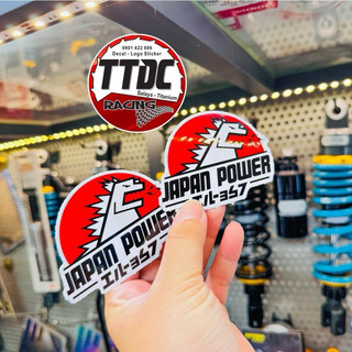 Tem dán xe logo sticker jdm japan power ✌🏻🚗
