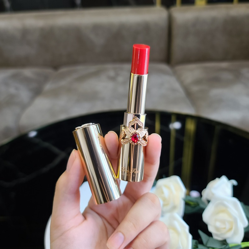 (Tách Full 3,2gam Date 2027 ) -  Son dưỡng OHUI The First Geniture Lip Balm Màu Đỏ (Red)