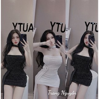 Đầm body quây biling đính hoa cực xinh