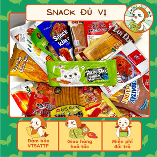Combo 10 Gói Tăm Cay Các Loại Việt Nam , Bim Bim Cay (20g-30g) , Ăn Vặt Cổng Trường, Ăn Vặt Nhà Mầm.