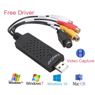 Cáp thu dữ liệu Easy Capture USB 2.0 ghi chương trình TV-VCD-DVD-Camera vào máy tính chất lượng tốt 3C COMPUTER