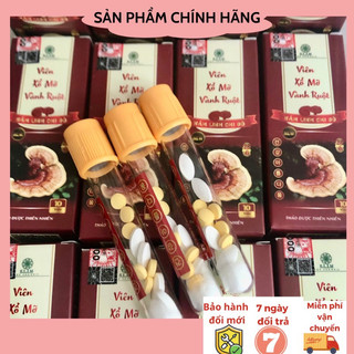Xổ mỡ vành ruột, detox xổ mỡ linh chi đỏ, giảm mỡ bụng hộp 10 viên chính hãng