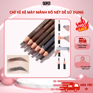 Chì xé kẻ mày mảnh rõ nét dễ sử dụng - chì kẻ chân mày, kẻ lông mày màu nâu, đen tiện dụng kmcx