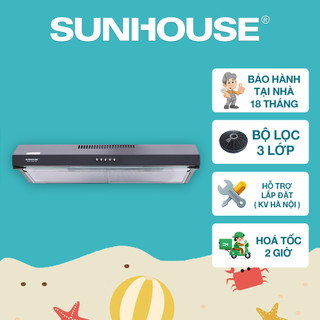 Máy hút mùi vỏ sơn SUNHOUSE SHB6118B