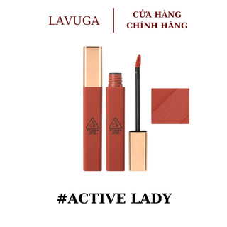 Son kem 3CE CLOUD LIP TINT #ACTIVE LADY (màu hồng cam nude)