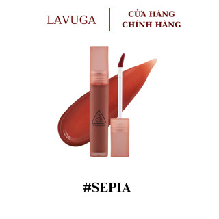Son kem 3CE blur water tint màu đỏ nâu gạch (#sepia)