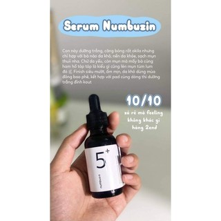 Serum Trắng Da Numbuzin 5+